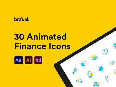 UI8.net iconset app bitfuel colorful colors concept design digital illustration motion ui ux website