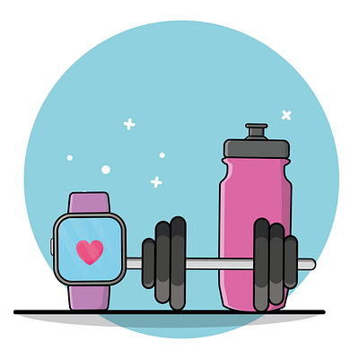 gym design illustration illustrator vector