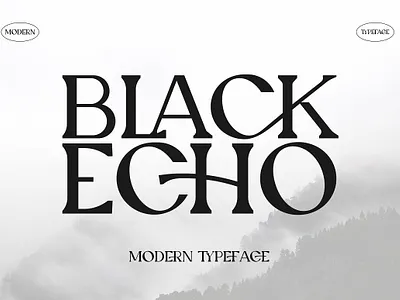 Black Echo Modern Ligature Font calligraphy font font design fonts fonts collection lettering ligature ligature font ligature fonts logo modern modern calligraphy modern ligature modern logo retro sans serif serif fonts typeface typography vintage