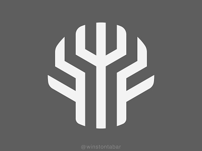 Fractal abstract clean concept geometric logo logodesign logodesigner logomark minimal minimalism