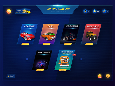 Gaming Interface Design 100 day challenge artworks car race concept concept design dailyuichallenge design figma game design gaming graphic graphic design illustration interface design ui ui ux vector