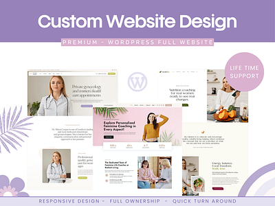 Custom Website Design, Wordpress Theme, Website Template blog theme custom website custom website design website wordpress wordpress template wordpress theme