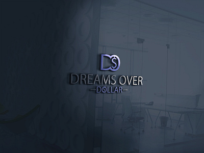 DREAMS OVER DOLLAR dollar iconic logo logo folio logo mark minimalist logo unique logo