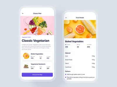 Meal Planner mobile concept app app ui beauty diet dietitian fitness food gym healthy interface lose weight material meal planner mobile nutrition sport statistics ui ui kit workout