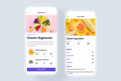 Meal Planner mobile concept app app ui beauty diet dietitian fitness food gym healthy interface lose weight material meal planner mobile nutrition sport statistics ui ui kit workout