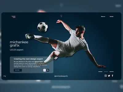 Sport Site adobe photoshop adobexd design typography ui ux web website