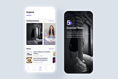 Workouts & Meal Planner mobile concept app app ui beauty diet dietitian fitness food gym healthy interface lose weight material meal planner mobile nutrition sport statistics ui ui kit workout