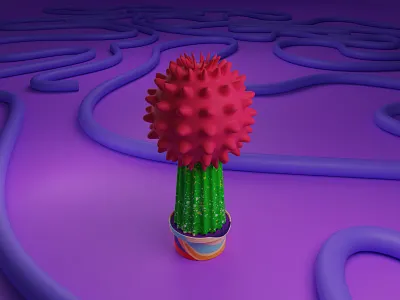 Cactus 3d b3d blender blender3d blendercycles cactus cycles illustration render
