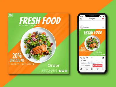 Social Media Flyer (Restaurant Flyer) business flyers flyer flyer design flyer template food flyer restaurant flyer social media flyer