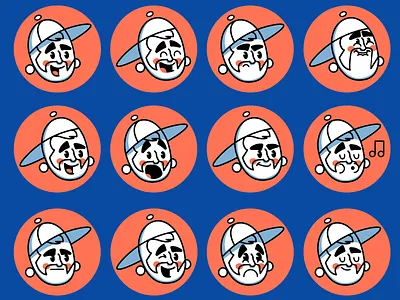 New Branding Illustrations branding cartoon characature character character design color design faces illustration illustrator logo logo mark self portrait