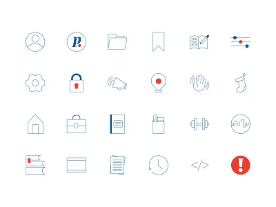 Iconography for an iOS app icon iconography illustration ios app design vector