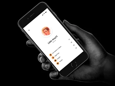 Commuto - User profile rewards [WIP] application clean dashboard flat interface ios ios app minimal mobile mobile screen mobile user profile orange profile rewards social ui user interface user profile ux