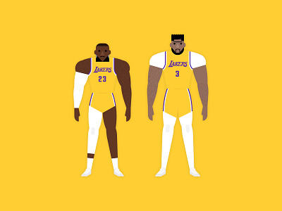 LeBron & AD anthony davis basketball lakers lebron lebron james los angeles nba nba finals playoffs sport