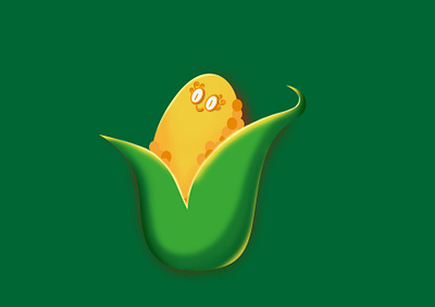 funny corn corn design illustration vector vector art