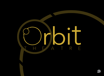 Orbit Theatre logo adobe illustrator brand combination mark design geometric design graphic icon illustration logo orbit theatre typography vector