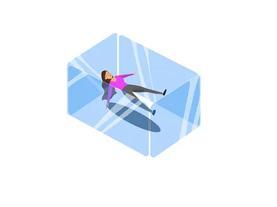 The Practice of Levitation in the Cochimí Culture cube illustration levitation spirit woman