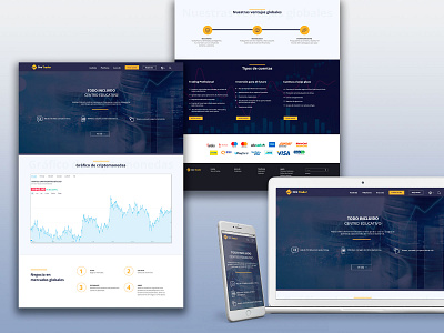 Trading Landing Page logo ui