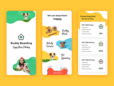 Buddy Boarding - Dog Hostel app designer behance boarding dailyui doberman dog doggy dribbble german shepherd graphicdesign hostel inspiration ios app design pet petcare petshop uidesign uitrend userinterface uxdesign