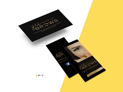 HausofBrows-Branding branding brochure design business card design businesscard design icon logo promotional design