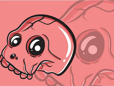 Skull Monster Character Pack 03 art artwork character characterdesign cute design flatdesign flatillustration fortune halloween illustration kawaii magic monster mystic occult pink skull skull art vector