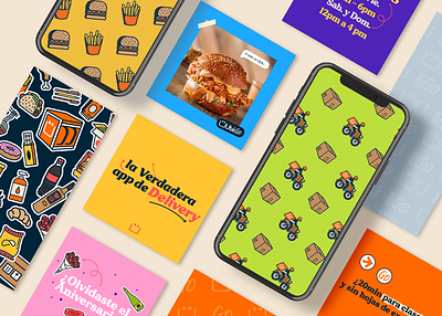 Pattern & Post para Ubii Go flat iconos illustration pattern ui ux vector venezuela
