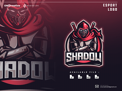 SHADOW E SPORTS LOGO badge clean design digital esports games graphic illustration illustrations illustrator layout logo logo design market mascot sports stream