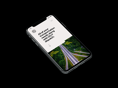 Logistics Company Website app brand design corporate creative design flat graphic design ios minimalistic typography ui user interface website
