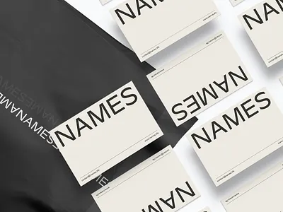 Branding for a boutique agency beige branding contemporary gift card grey invitation design logo modern pattern print tissue paper typographic wrapping paper