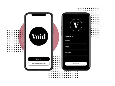 Daily UI :: 001 - Sign Up challenge daily 100 challenge dailyui dailyui 001 dailyuichallenge ui void