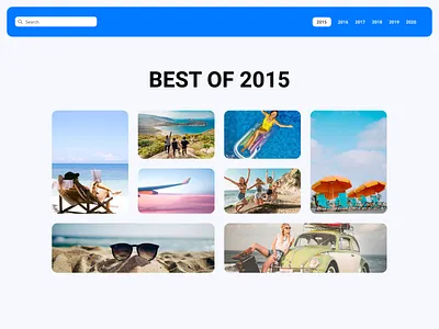 Daily UI 063 | Best of 2015 daily 100 challenge daily ui design
