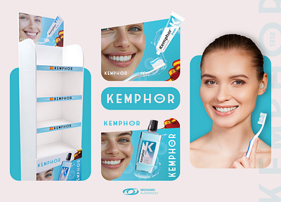 Design Vitrine for Toothpaste from Kemphor branding graphic design