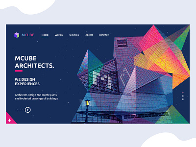 Website UI/UX Design for Architect Firm branding design graphic design home screen homepage design illustration landing page landing page design ui ux web design webdesign website design
