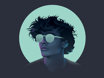 Profile pic illustration pfp photoshop vector profilepic