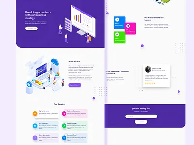 Media Agency Website design digital agency landing page landing page design media website minimal ui ui design uiux ux web website design