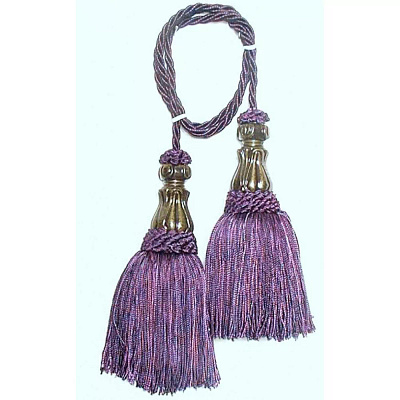 CLASSIC - EGGPLANT DECORATIVE TASSELS home home decor tapestry tapestry cushion tassels