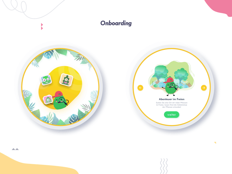 Naki-Intelligent product for kids supports nature explore-4 animation app design illustration kids ui ui design ux