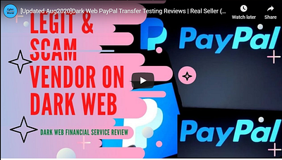 Dark Web PayPal Transfer Testing Reviews | earn money online 2020