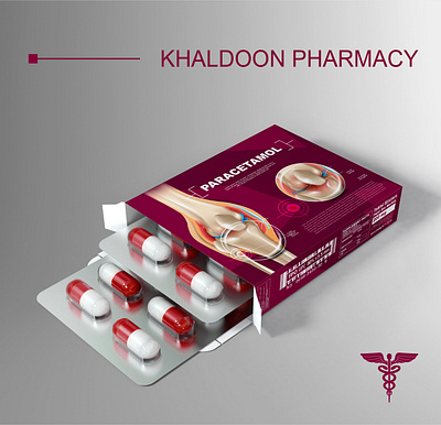 Medical Label branding design graphic logo mockup