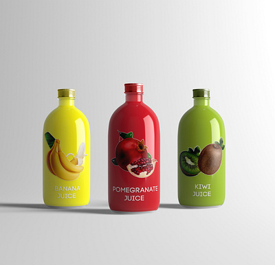Juice Label branding design graphic logo mockup