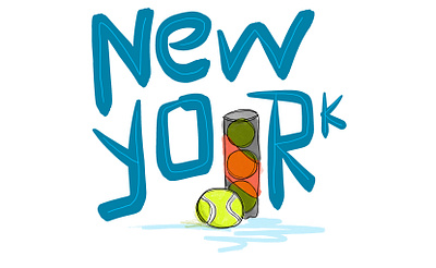 6/100 100dayproject procreateapp tennis