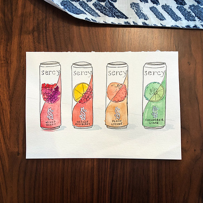 7-8/100 100dayproject watercolor