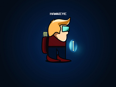 hawkeye android game character character design characters comical comics design game art game design games games logo gaming icon illustration kids logo minimal small superhero vector