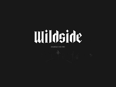 Wildside Black letter Gothic Font beautiful font black letter black letter font blackletter elegant font gothic gothic font lettering tattoo tattoo fonts typedesgin typeface typography vintage font