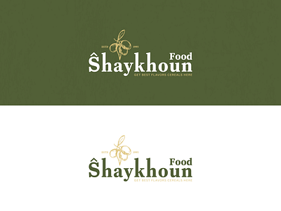 Shaykhoun food logo branding design icon illustration logo