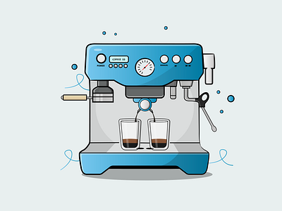 coffee machine vector design illustration illustrator vector