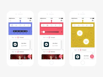 Moscow Free Tour app app concept design filter flat minimal search ui ux
