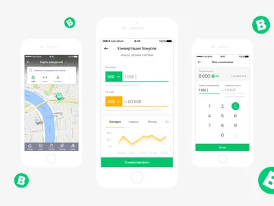 BitSpace app app crypto crypto currency crypto wallet design flat map minimal ui ux