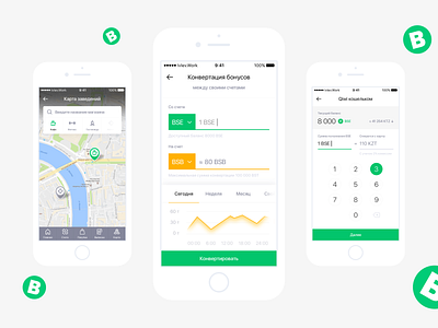 BitSpace app app crypto crypto currency crypto wallet design flat map minimal ui ux