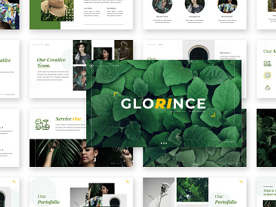 Glorince - Creative Multipurpose Presentation Template architecture branding business creative design fashion interior multipurpose powerpoint presentation ui