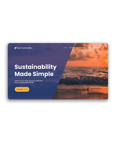 Dose Of Sustainability Landing Page branding graphic design landing page landing page design logo design sustainability sustainable ui ui design ux ux ui ux design web design webdesign website website builder website concept website design